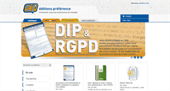 Desktop Screenshot of edpref.com