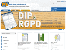 Tablet Screenshot of edpref.com